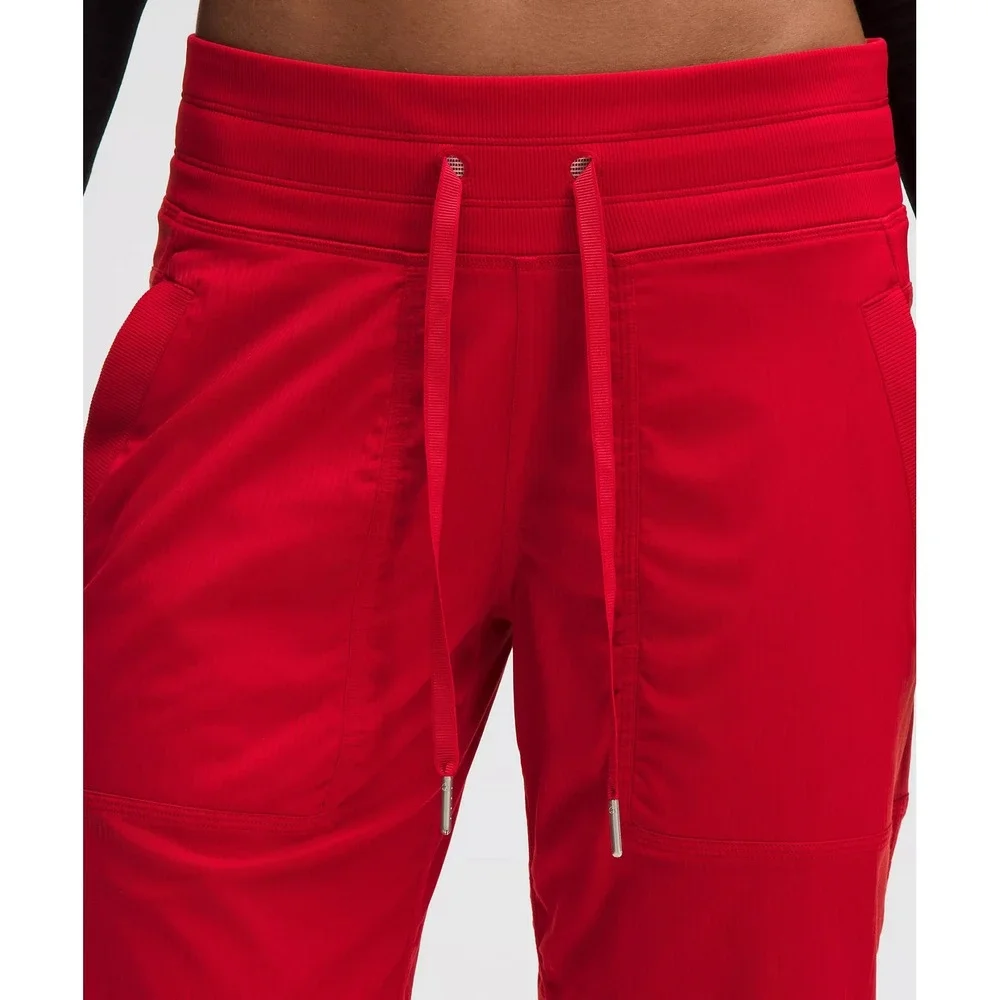 390-Lululemon-Dance Studio Mid-Rise Pant Regular-Oxford Red - Picture 4 of 11
